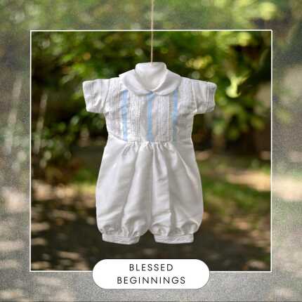 Baby Boy baptism outfit / christening outfit – Emmas Magical Dream