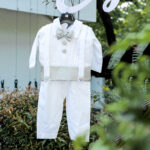Premium Cotton Baptism  8 piece Set – Matthew’s Christening Outfit - Image 2