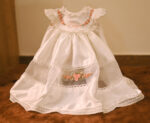 Sarah Grace Baptism  8 piece Set - Handcrafted Baptism Gown Set with Custom Embroidery