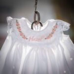 Sarah Grace Baptism  8 piece Set - Handcrafted Baptism Gown Set with Custom Embroidery - Image 3