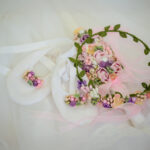 Esther- Baptism Dress and Christening accessories Combo. Elegant Christening Set for Baby Girls - Image 11